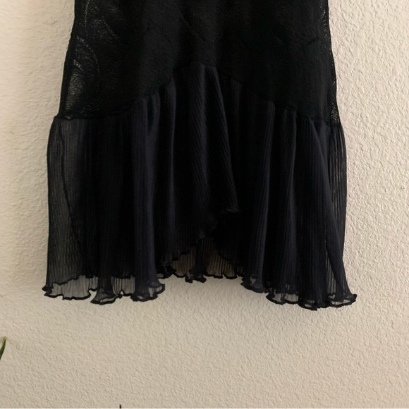 Vintage Cine Star Asymetrical Sheer Dress - Picture 4 of 9